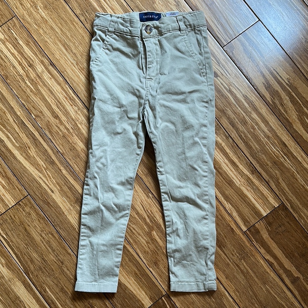 Andy & Evan Kids Casual Tan Bottoms